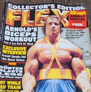 Flex arnold schwarzenegger collectors edition sept 2003 vintage magazine